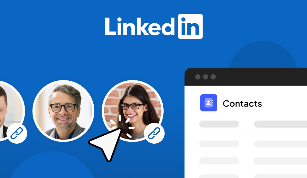 Search people with LinkedIn URL