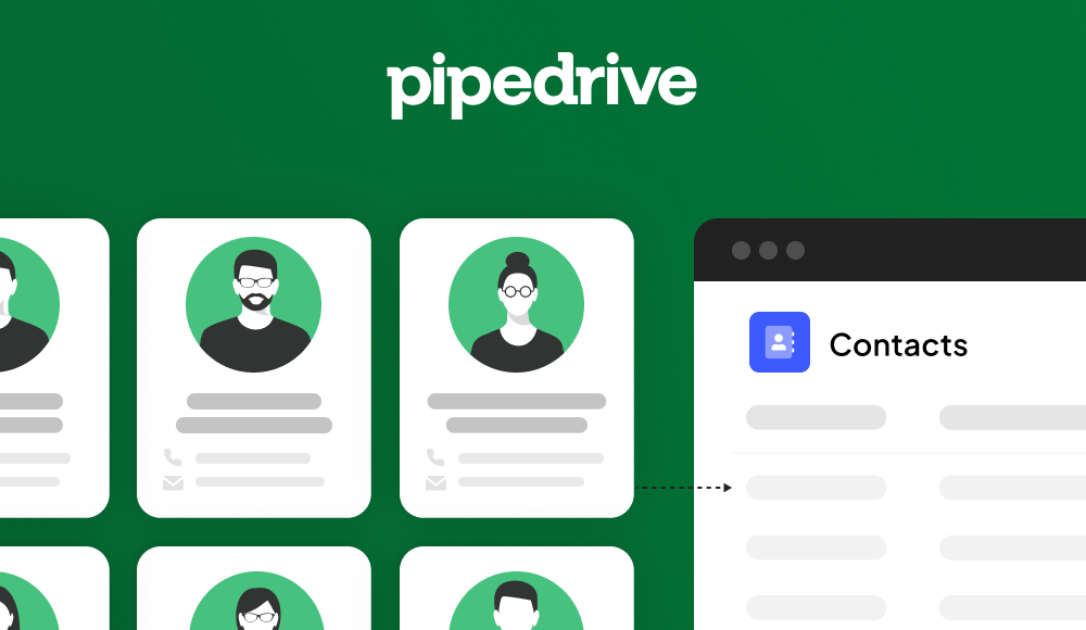 Contacts & Leads Sync for Pipedrive CRM