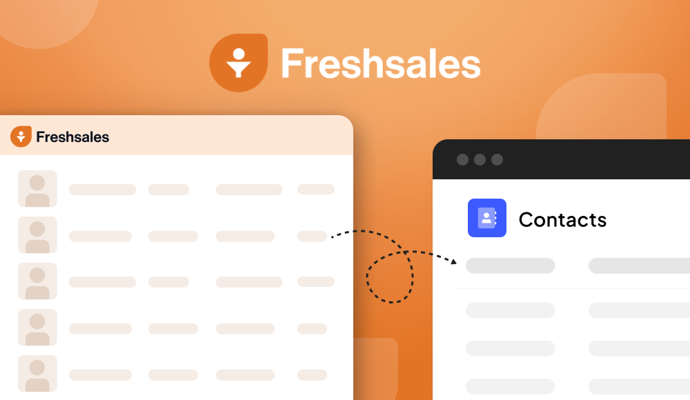 Contacts & Leads Sync for Freshsales