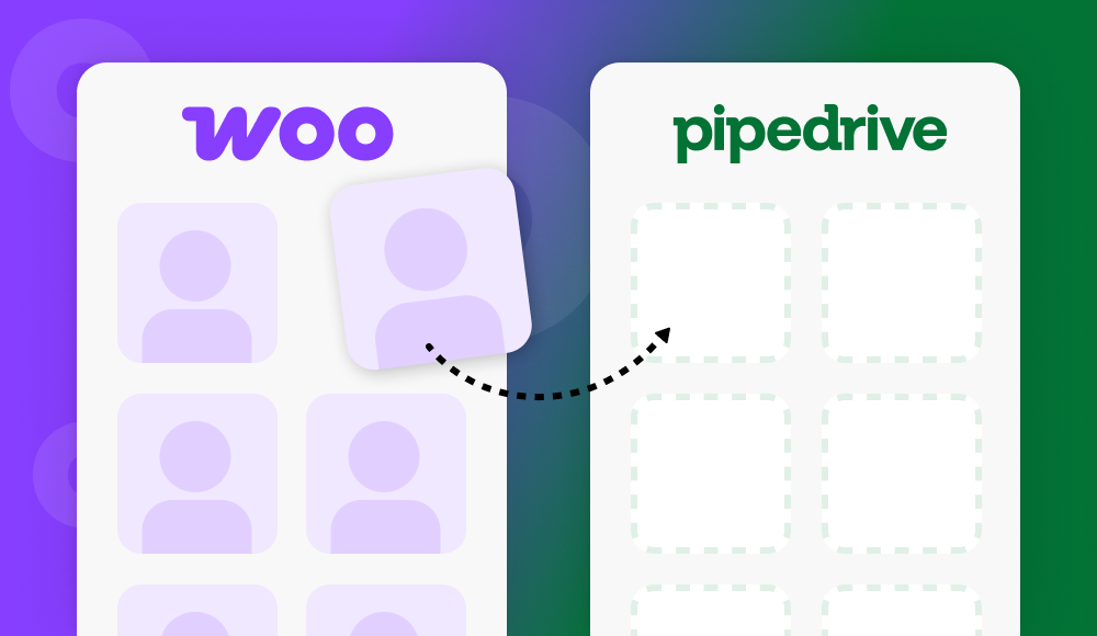 Sync WooCommerce Contacts to Pipedrive